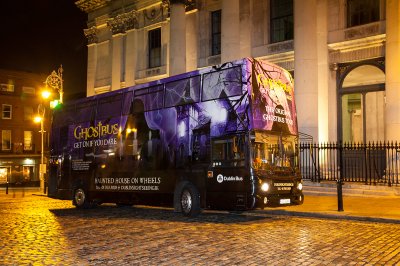 ghostbus Ghostbus outside city hall